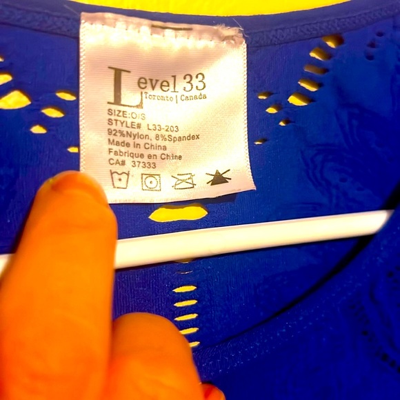 S/M Bodycon Dark Blue Dress OpenWork Round Neck two-third OpenWork Sleeve Mini - Picture 6 of 9